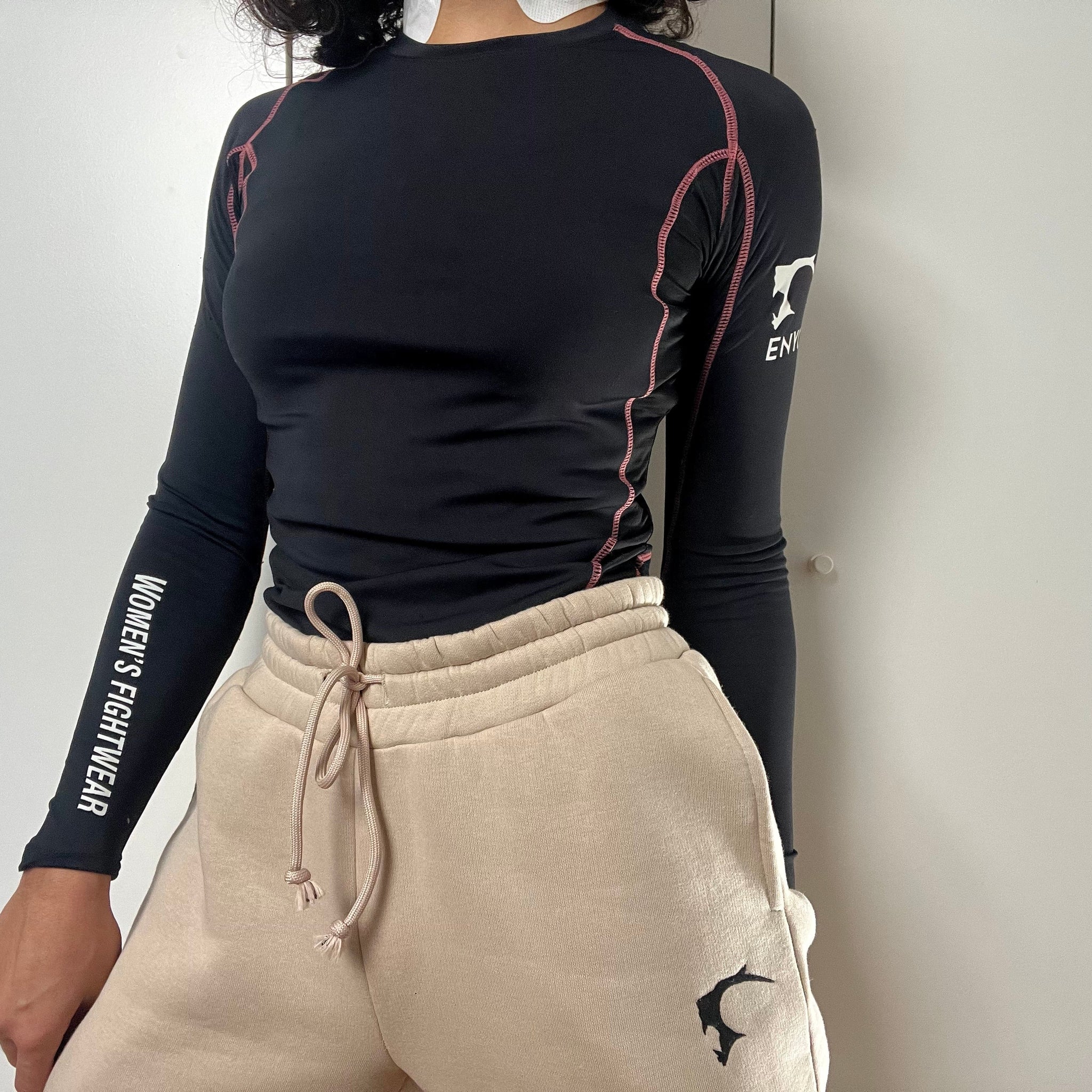 rashguard et jogging