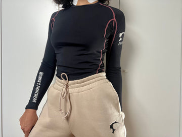 rashguard et jogging