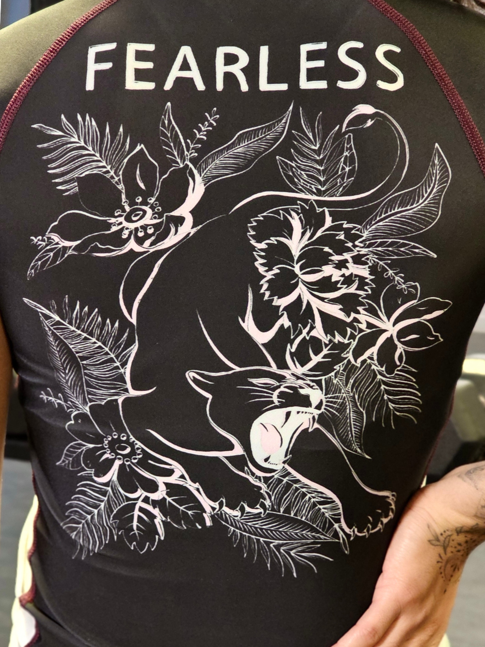 Rashguard Fearless - Écru